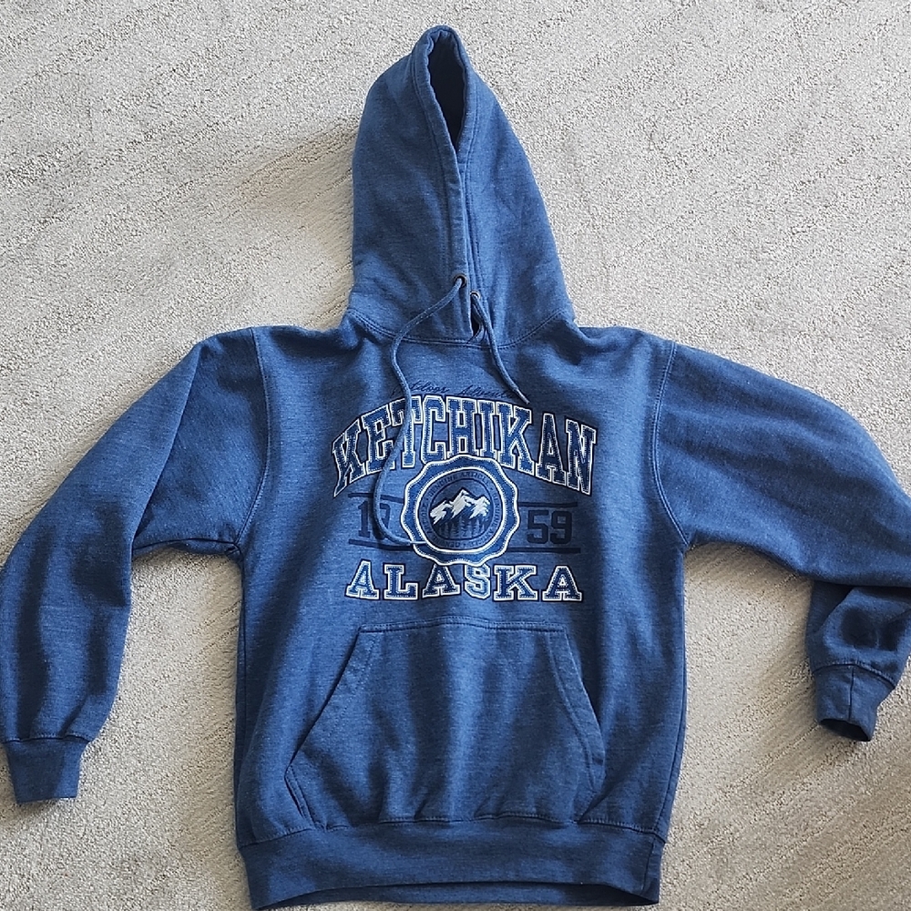 Blue Ketchikan Alaska Hoodie